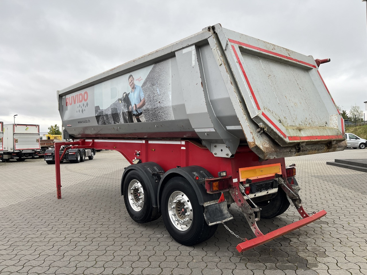 Tipper semi-trailer Langendorf SKS-HS 18/29  Kippauflieger Stahlmulde Liftachse: picture 6