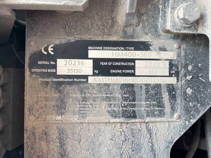 Komatsu HM400-5E0 - Articulated dumper: picture 3 Komatsu HM400-5E0 - Articulated dumper: picture 3