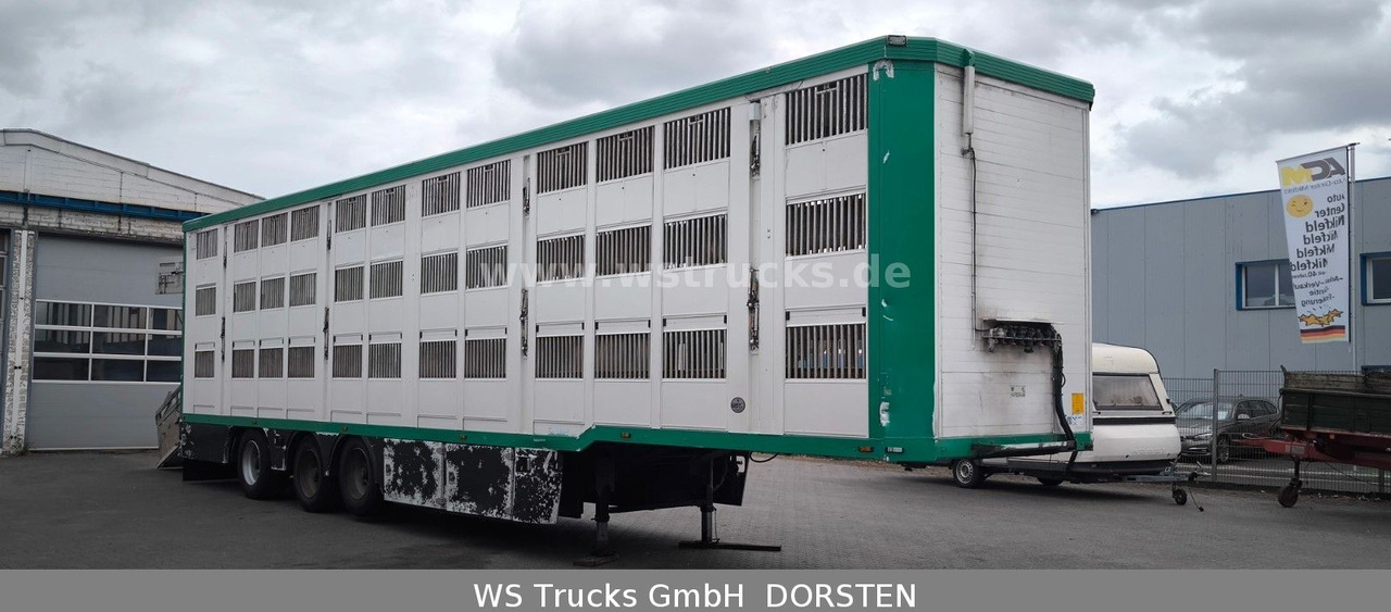 Menke-Janzen 3 Stock , Lenkachse , Hubdach - Livestock semi-trailer: picture 2 Menke-Janzen 3 Stock , Lenkachse , Hubdach - Livestock semi-trailer: picture 2