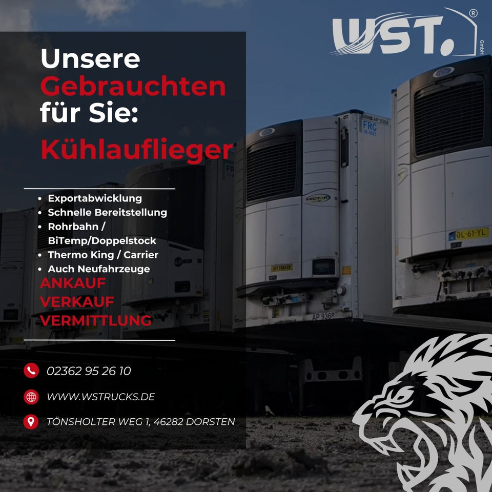 Schmitz Cargobull Kühlauflieger Blumenbreit Vector 1550 - Closed box semi-trailer: picture 2 Schmitz Cargobull Kühlauflieger Blumenbreit Vector 1550 - Closed box semi-trailer: picture 2