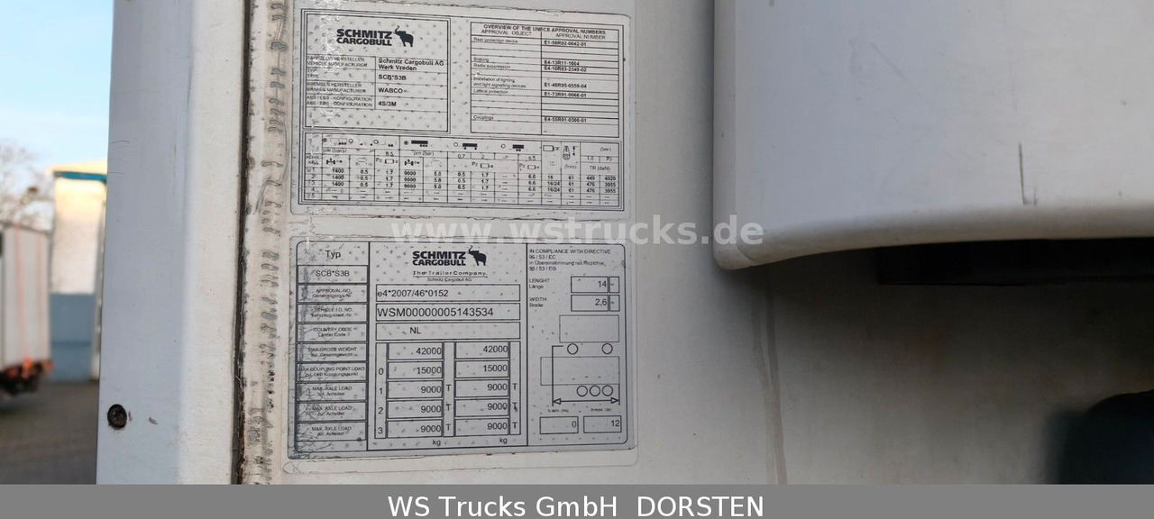 Schmitz Cargobull SKO 24 Kühlauflieger | Rohrbahn Vector 1850Mt - Refrigerator semi-trailer: picture 5 Schmitz Cargobull SKO 24 Kühlauflieger | Rohrbahn Vector 1850Mt - Refrigerator semi-trailer: picture 5