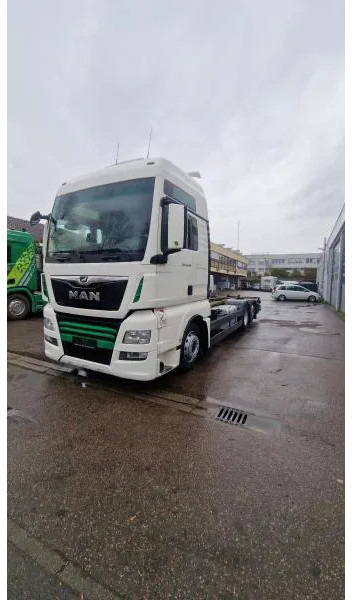 MAN 460 FLL BDF 6x2 Volum WANTEC Mulltiw.Lenkachse E6 - Container transporter/ Swap body truck: picture 1 MAN 460 FLL BDF 6x2 Volum WANTEC Mulltiw.Lenkachse E6 - Container transporter/ Swap body truck: picture 1