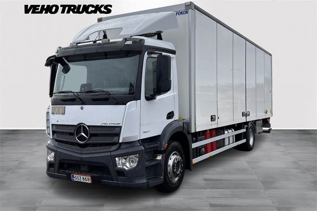 Mercedes-Benz ACTROS 1827 5 KSA-kori +PL - Box truck: picture 1 Mercedes-Benz ACTROS 1827 5 KSA-kori +PL - Box truck: picture 1