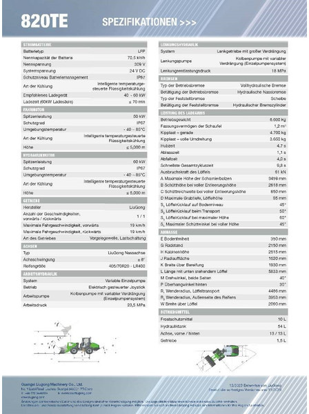 LIUGONG 820 TE vollelektrisch, MIETE / RENTAL (12005253) - Wheel loader: picture 3 LIUGONG 820 TE vollelektrisch, MIETE / RENTAL (12005253) - Wheel loader: picture 3