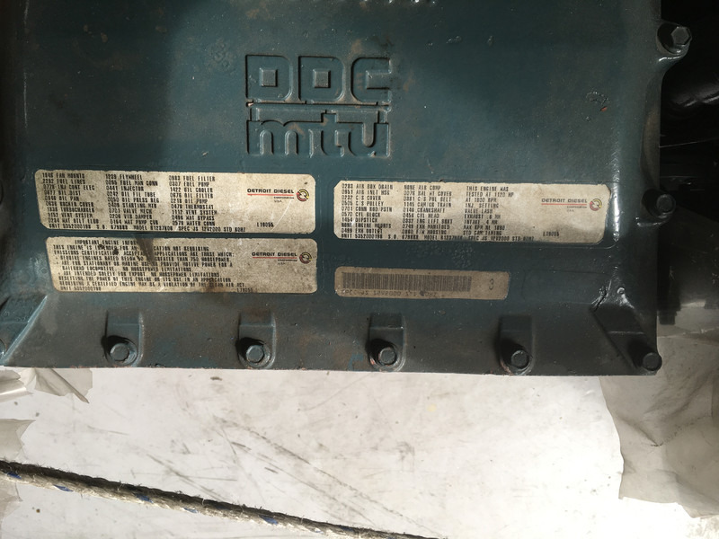 Detroit Diesel MTU 12V2000 USED - Construction machinery: picture 5 Detroit Diesel MTU 12V2000 USED - Construction machinery: picture 5