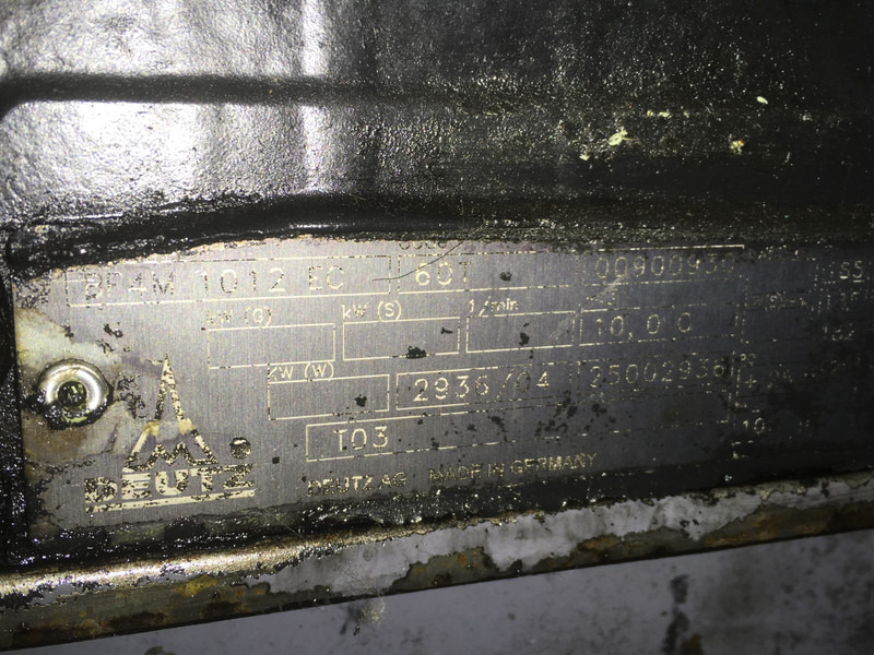 Construction machinery Deutz BF4M1012EC FOR PARTS: picture 6