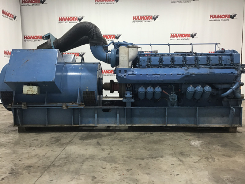 MTU 16V396 GENERATOR AEG 1875KVA USED - Generator set: picture 1 MTU 16V396 GENERATOR AEG 1875KVA USED - Generator set: picture 1