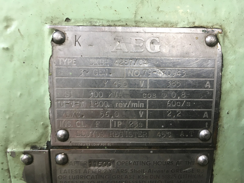 Generator set Scania DSI14.02 GENERATOR 300KVA USED: picture 7