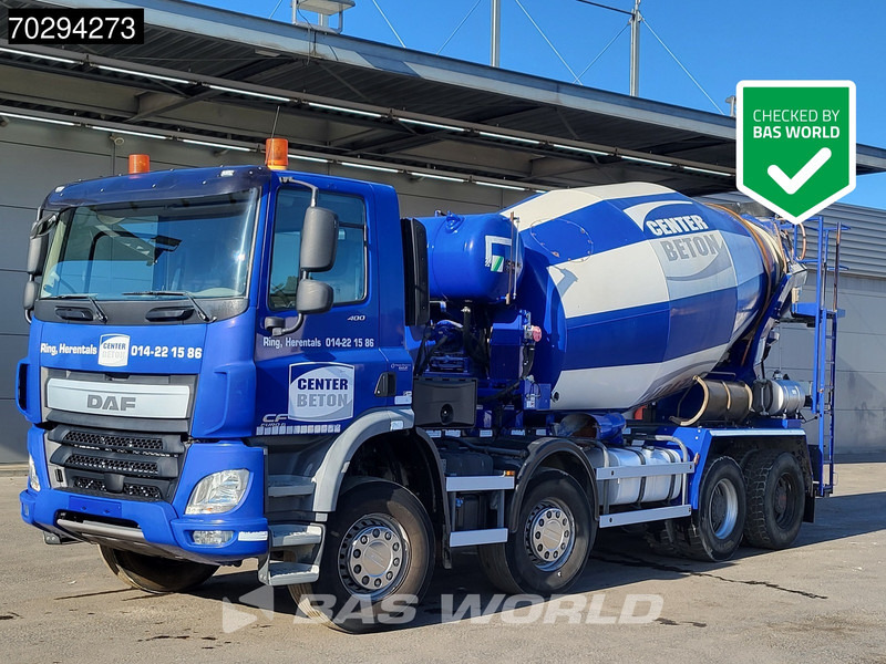 DAF CF 400 8X4 9m3 Stetter AM 9 FHCBL Mixer Manual Big-Axle Steelsuspension Euro 6 - Concrete mixer truck: picture 1 DAF CF 400 8X4 9m3 Stetter AM 9 FHCBL Mixer Manual Big-Axle Steelsuspension Euro 6 - Concrete mixer truck: picture 1