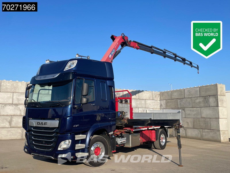DAF CF 530 4X2 HMF 1820-RC Kran Crane Retarder Space cab Euro 6 - Dropside/ Flatbed truck, Crane truck: picture 1 DAF CF 530 4X2 HMF 1820-RC Kran Crane Retarder Space cab Euro 6 - Dropside/ Flatbed truck, Crane truck: picture 1