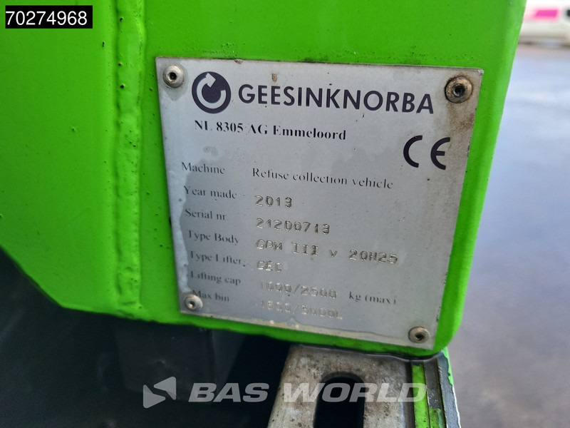 Garbage truck DAF CF75.250 6X2 NL-Truck Lenkachse GeesinkNorba GPM III 20H25 Euro 5: picture 15