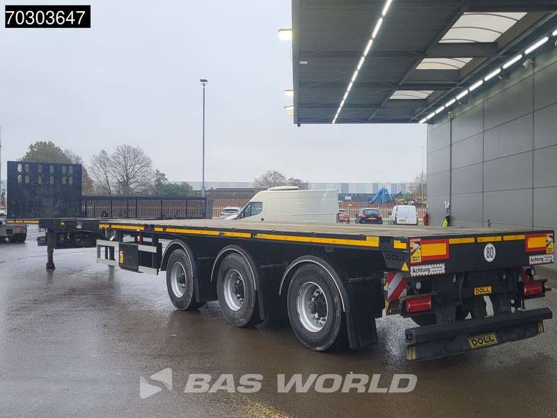 Doll P3H-Z18 Remote Control Twistlocks 3x Steering Extendable1280cm - Dropside/ Flatbed semi-trailer: picture 3 Doll P3H-Z18 Remote Control Twistlocks 3x Steering Extendable1280cm - Dropside/ Flatbed semi-trailer: picture 3