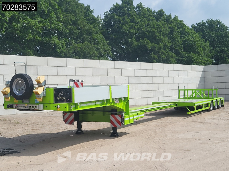 Faymonville F-S43-1AAF 3 axles Extendable Twistlocks 3x Hydraulic Steering Galvanised - Low loader semi-trailer: picture 2 Faymonville F-S43-1AAF 3 axles Extendable Twistlocks 3x Hydraulic Steering Galvanised - Low loader semi-trailer: picture 2