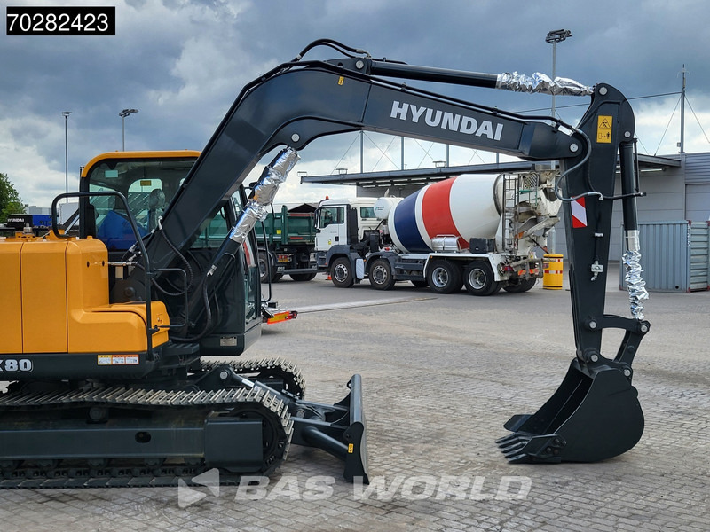 New Mini excavator Hyundai HX80 N A/C - NEW UNUSED: picture 7