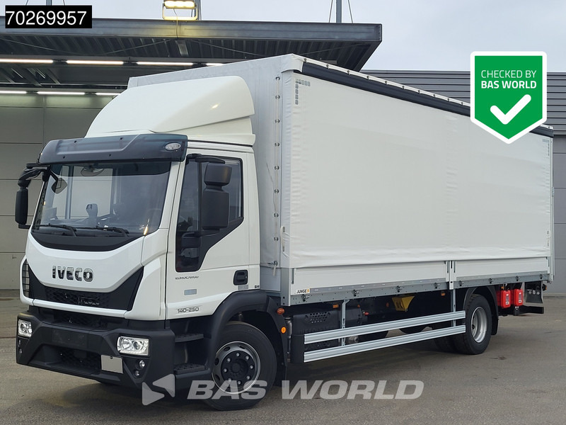 Iveco Eurocargo 140E250 4X2 NEW 14tonner ACC Ladebordwand Automatic Euro 6 - Curtainsider truck: picture 1 Iveco Eurocargo 140E250 4X2 NEW 14tonner ACC Ladebordwand Automatic Euro 6 - Curtainsider truck: picture 1