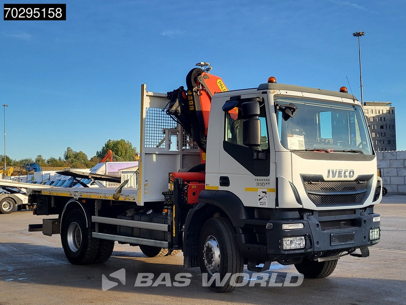 Dropside/ Flatbed truck, Crane truck Iveco Stralis 310 4X2 Palfinger PK14002 EH Kran Crane Remote control Big-Axle Euro 6: picture 8