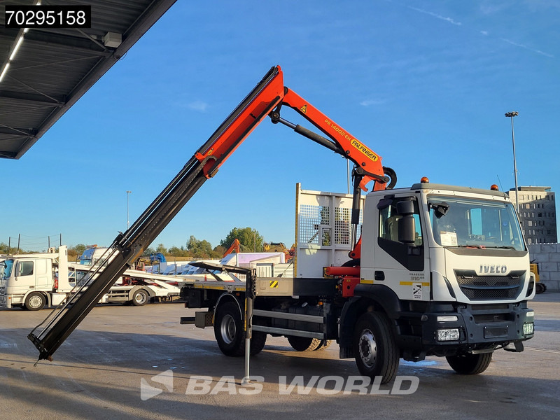 Dropside/ Flatbed truck, Crane truck Iveco Stralis 310 4X2 Palfinger PK14002 EH Kran Crane Remote control Big-Axle Euro 6: picture 6