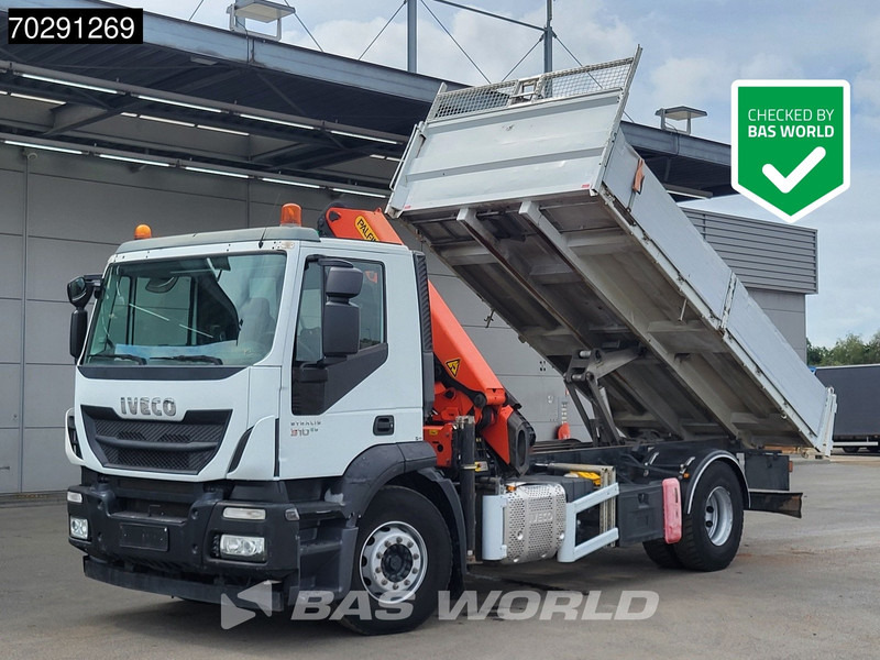 Iveco Stralis 310 4X2 Palfinger PK14002EH Crane Tipper Full Steel Automatic Euro 6 - Tipper, Crane truck: picture 1 Iveco Stralis 310 4X2 Palfinger PK14002EH Crane Tipper Full Steel Automatic Euro 6 - Tipper, Crane truck: picture 1