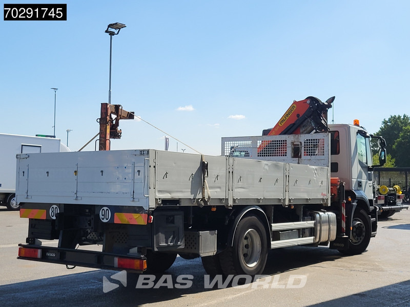 Dropside/ Flatbed truck, Crane truck Iveco Stralis 310 4X2 Palfinger PK14502-SH Kran Crane Rotator Steel suspension Euro 6: picture 17