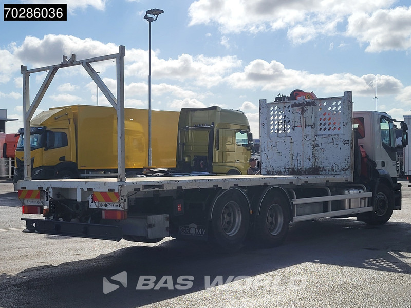 Dropside/ Flatbed truck, Crane truck Iveco Stralis 360 6X2 Palfinger PK18002EH Crane Kran Lift Axle Euro 6: picture 12