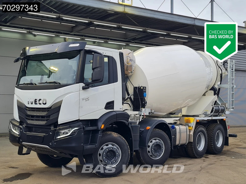 Iveco T-WAY 410 8X4 NEW! 10M3 FML Mixer Full Steel Suspension Automatic Euro 6 - Concrete mixer truck: picture 1 Iveco T-WAY 410 8X4 NEW! 10M3 FML Mixer Full Steel Suspension Automatic Euro 6 - Concrete mixer truck: picture 1