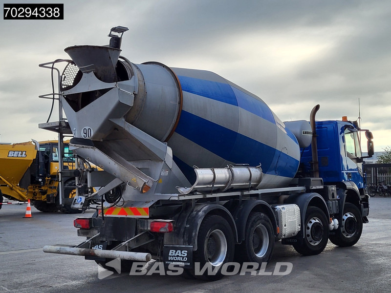 Concrete mixer truck Iveco X-Way 400 X-Way 8X4 Liebherr 9m3 Big-Axle Steelsuspension Euro 6: picture 5
