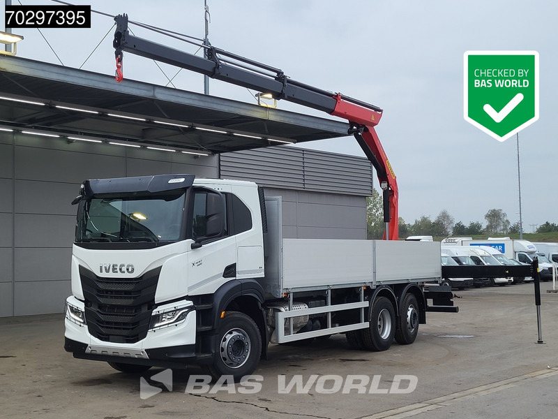 Iveco X-Way 420 6X2 UNUSED Palfinger PK19001 SLD5 Crane Lift+steering-Axle ACC Euro 6 - Dropside/ Flatbed truck, Crane truck: picture 1 Iveco X-Way 420 6X2 UNUSED Palfinger PK19001 SLD5 Crane Lift+steering-Axle ACC Euro 6 - Dropside/ Flatbed truck, Crane truck: picture 1