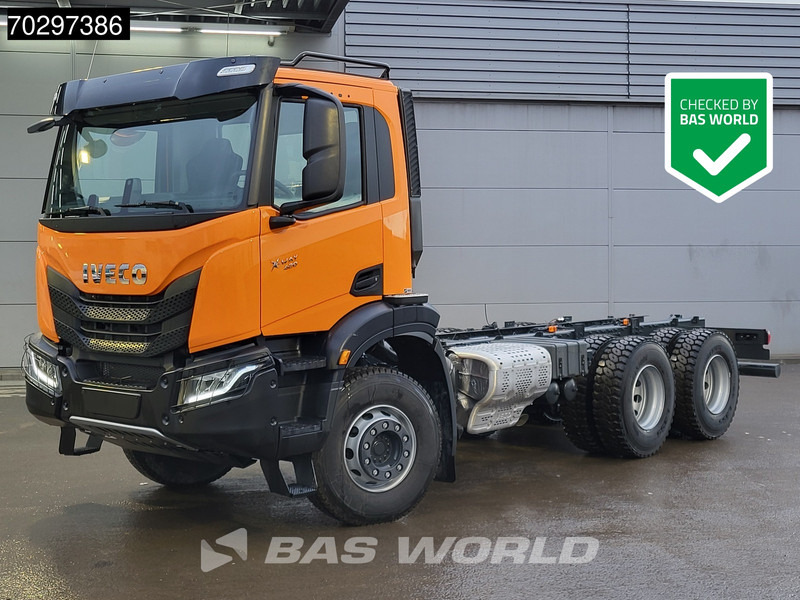 Iveco X-Way 420 6X4 NEW! OFF Chassis steelsuspension Automatic Euro 6 - Cab chassis truck: picture 1 Iveco X-Way 420 6X4 NEW! OFF Chassis steelsuspension Automatic Euro 6 - Cab chassis truck: picture 1