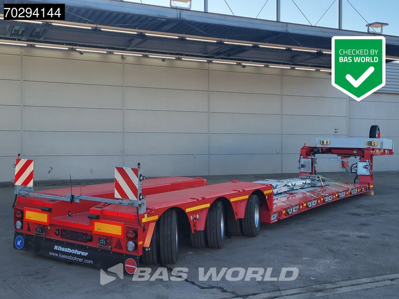 Kässbohrer LB3E 3 axles NEW! Extenable 540cm Gooseneck 3xSteeringaxle - Low loader semi-trailer: picture 1 Kässbohrer LB3E 3 axles NEW! Extenable 540cm Gooseneck 3xSteeringaxle - Low loader semi-trailer: picture 1