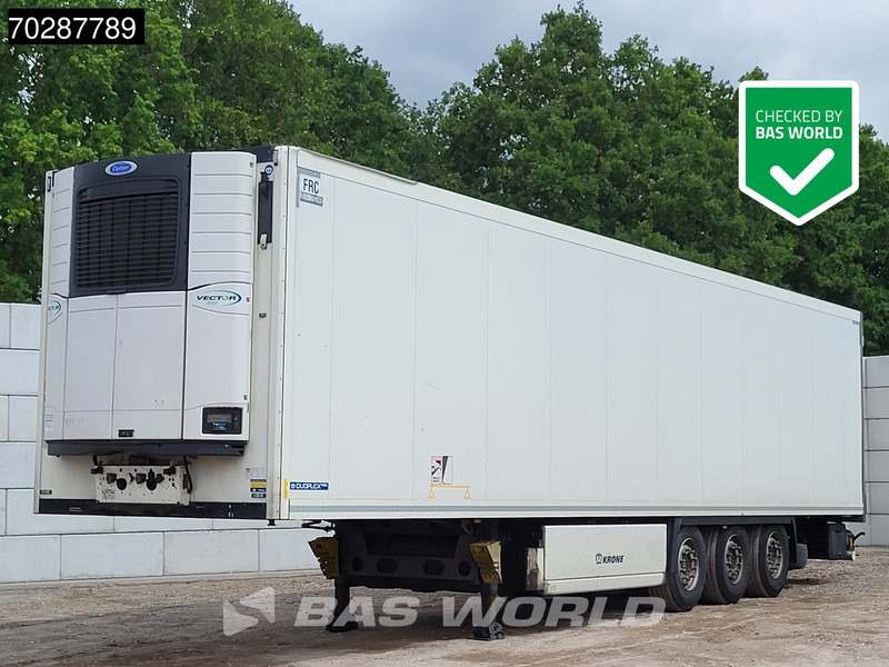 Krone Carrier Vector 1550 Doppelstock Liftachse Palettenkasten - Refrigerator semi-trailer: picture 1 Krone Carrier Vector 1550 Doppelstock Liftachse Palettenkasten - Refrigerator semi-trailer: picture 1