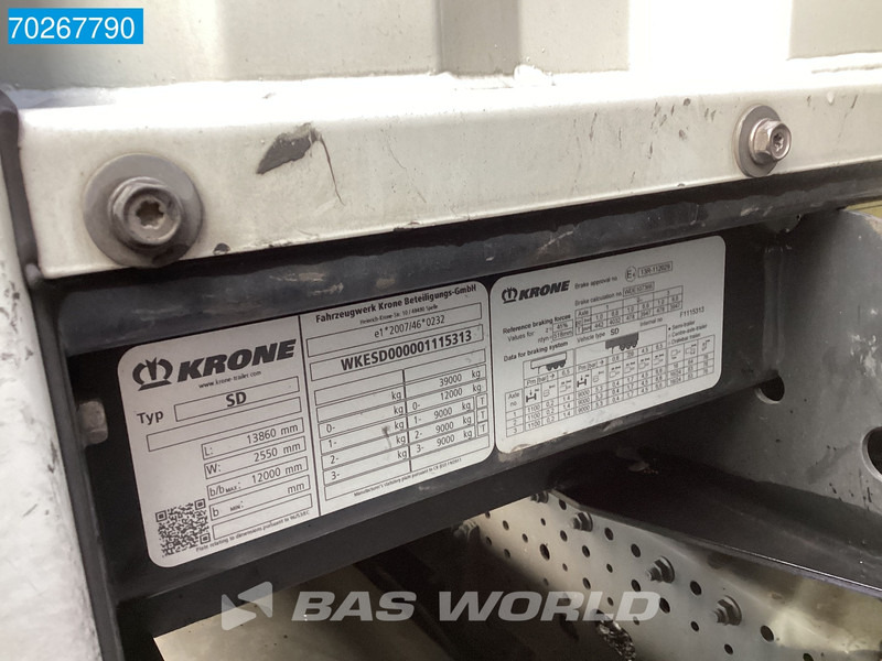 Curtainsider semi-trailer Krone SD 3 axles Sliding Roof Anti Vandalism: picture 20