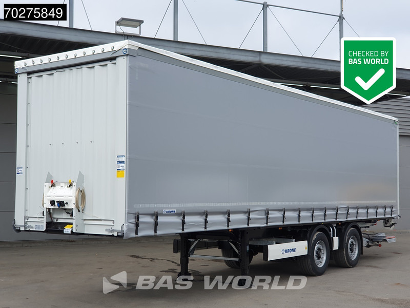 New Curtainsider semi-trailer Krone SZ NEW Tailgate City Lift + Lenkachse LBW Ladebordwand: picture 1