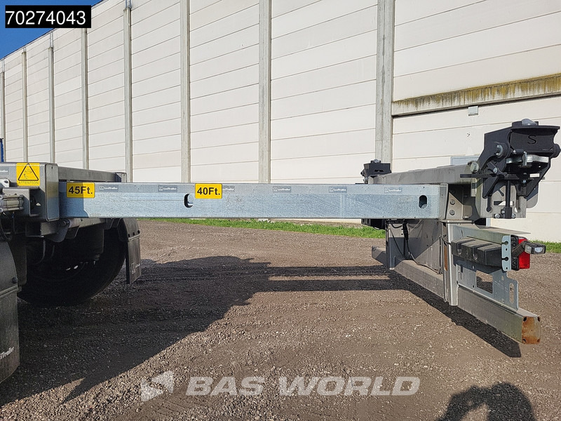 Container transporter/ Swap body semi-trailer Lecitrailer SR3EC 3 axles UNUSED Liftachse Multi'45: picture 9