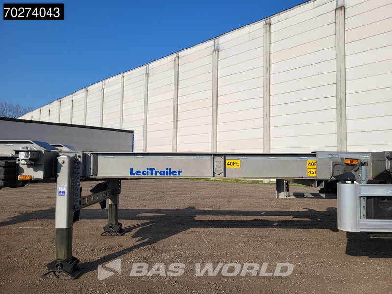 Container transporter/ Swap body semi-trailer Lecitrailer SR3EC 3 axles UNUSED Liftachse Multi'45: picture 10
