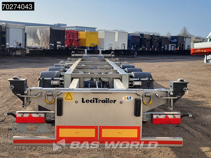 Container transporter/ Swap body semi-trailer Lecitrailer SR3EC 3 axles UNUSED Liftachse Multi'45: picture 8