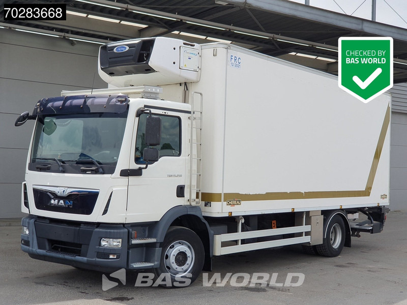 MAN TGM 15.250 4X2 Carrier Supra 850 Cooler Tailgate Euro 6 - Refrigerator truck: picture 1 MAN TGM 15.250 4X2 Carrier Supra 850 Cooler Tailgate Euro 6 - Refrigerator truck: picture 1