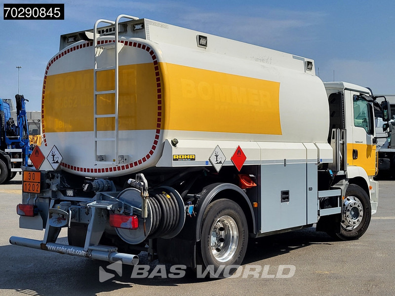 Tank truck for transportation of fuel MAN TGM 18.340 4X2 Rohr Fuel tanker 15100 liter Automatic Euro 6: picture 5
