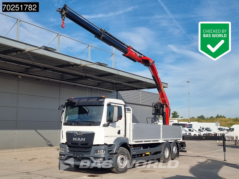MAN TGS 26.440 6X2 NEW NL-Truck Palfinger PK 20.501 L TEC3 Kran Crane Baustoff Euro 6 - Dropside/ Flatbed truck, Crane truck: picture 1 MAN TGS 26.440 6X2 NEW NL-Truck Palfinger PK 20.501 L TEC3 Kran Crane Baustoff Euro 6 - Dropside/ Flatbed truck, Crane truck: picture 1