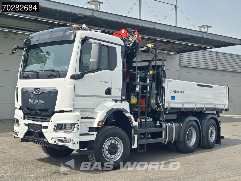New Tipper, Crane truck MAN TGS 28.520 6X4 Palfinger PK24001 SLD 5 Kran 2-way tipper Retarder Big-Axle Liftachse Euro 6: picture 12