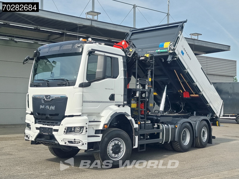 New Tipper, Crane truck MAN TGS 28.520 6X4 Palfinger PK24001 SLD 5 Kran 2-way tipper Retarder Big-Axle Liftachse Euro 6: picture 11