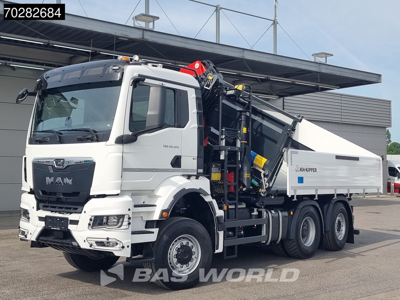 New Tipper, Crane truck MAN TGS 28.520 6X4 Palfinger PK24001 SLD 5 Kran 2-way tipper Retarder Big-Axle Liftachse Euro 6: picture 6