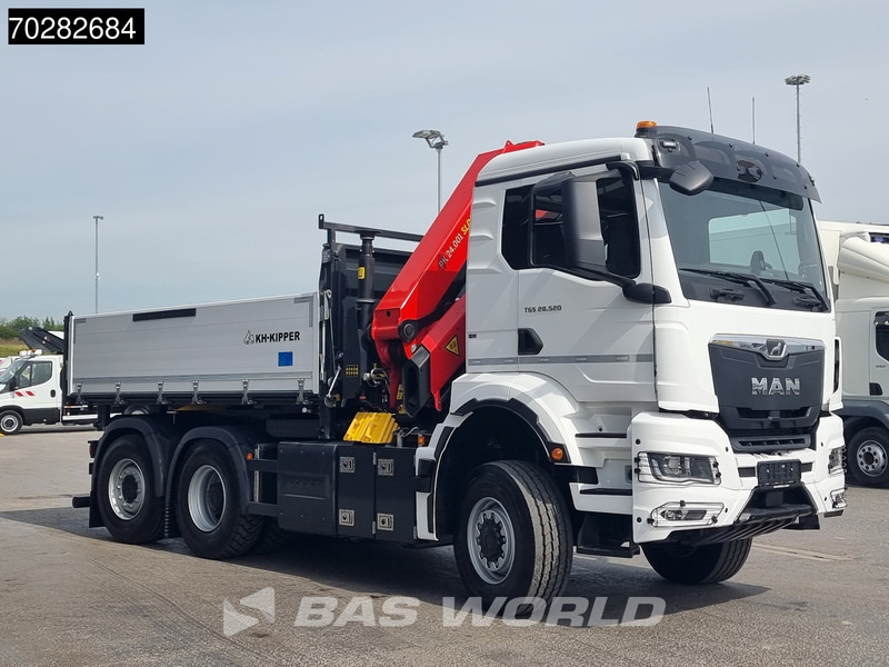 New Tipper, Crane truck MAN TGS 28.520 6X4 Palfinger PK24001 SLD 5 Kran 2-way tipper Retarder Big-Axle Liftachse Euro 6: picture 14