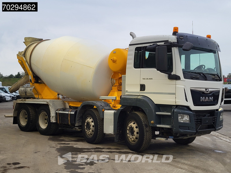 MAN TGS 32.420 8X4 9m3 Stetter Mixer Steel Suspension Automatic Euro 6 - Concrete mixer truck: picture 3 MAN TGS 32.420 8X4 9m3 Stetter Mixer Steel Suspension Automatic Euro 6 - Concrete mixer truck: picture 3