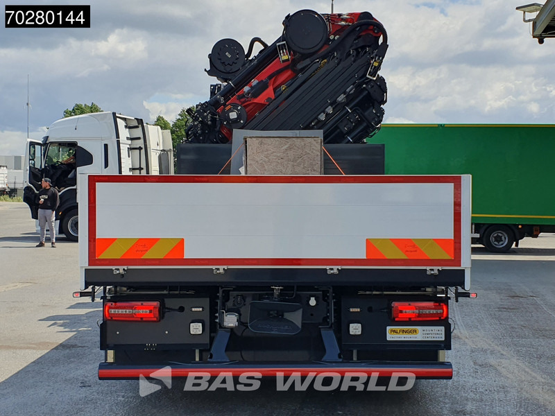 New Dropside/ Flatbed truck, Crane truck MAN TGS 35.520 8X4 Palfinger PK135.002 TEC 7 Kran Crane Hydrodrive Lift+steering axle Navi LED Euro 6: picture 20