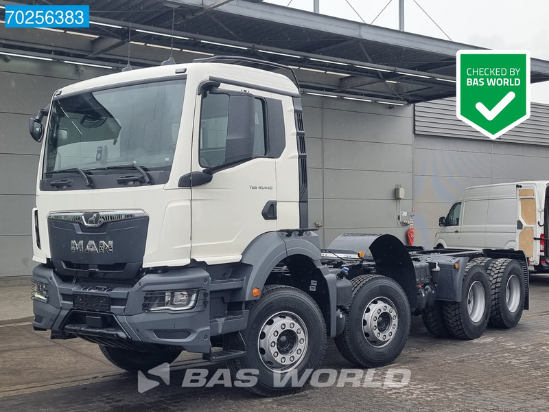 MAN TGS 41.440 8X4 NEW chassis Steelsuspension Automatic Euro 6 - Cab chassis truck: picture 1 MAN TGS 41.440 8X4 NEW chassis Steelsuspension Automatic Euro 6 - Cab chassis truck: picture 1