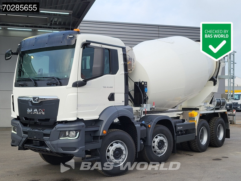 MAN TGS 41.480 8X4 NEW! 12m3 Mixer Retarder Steelsuspension Big-Axle Euro 6 - Concrete mixer truck: picture 1 MAN TGS 41.480 8X4 NEW! 12m3 Mixer Retarder Steelsuspension Big-Axle Euro 6 - Concrete mixer truck: picture 1