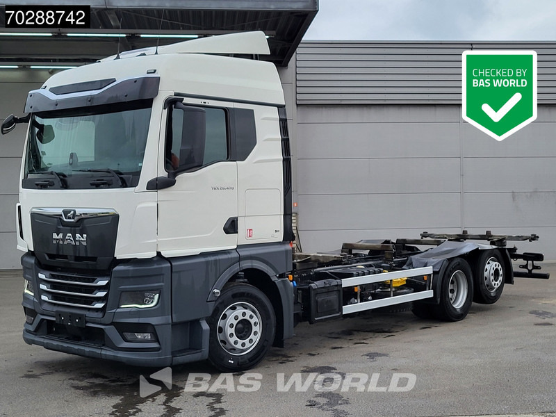 MAN TGX 26.470 6X2 Retarder BDF Standairco Lift-Axle Automatic LED Euro 6 - Container transporter/ Swap body truck: picture 1 MAN TGX 26.470 6X2 Retarder BDF Standairco Lift-Axle Automatic LED Euro 6 - Container transporter/ Swap body truck: picture 1
