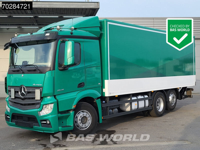 Mercedes-Benz Actros 2545 6X2 1500kg Ladebordwand Retarder Automatic Liftachse ACC Euro 6 - Box truck: picture 1 Mercedes-Benz Actros 2545 6X2 1500kg Ladebordwand Retarder Automatic Liftachse ACC Euro 6 - Box truck: picture 1