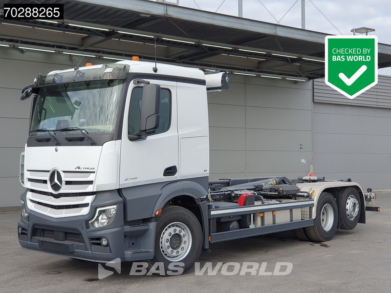 Mercedes-Benz Actros 2745 6X2 New! Meiller RS21 70 Hooklift Retarder Lift+Steering-Axle Navi Autoamtic Euro 6 - Hook lift truck: picture 1 Mercedes-Benz Actros 2745 6X2 New! Meiller RS21 70 Hooklift Retarder Lift+Steering-Axle Navi Autoamtic Euro 6 - Hook lift truck: picture 1