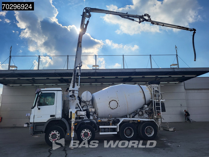Mercedes-Benz Actros 3241 8X4 Putzmeister TMM 21 PUMI 7m3 Liebherr mixer 3-Pedals Big-Axle Euro 3 - Concrete mixer truck: picture 2 Mercedes-Benz Actros 3241 8X4 Putzmeister TMM 21 PUMI 7m3 Liebherr mixer 3-Pedals Big-Axle Euro 3 - Concrete mixer truck: picture 2